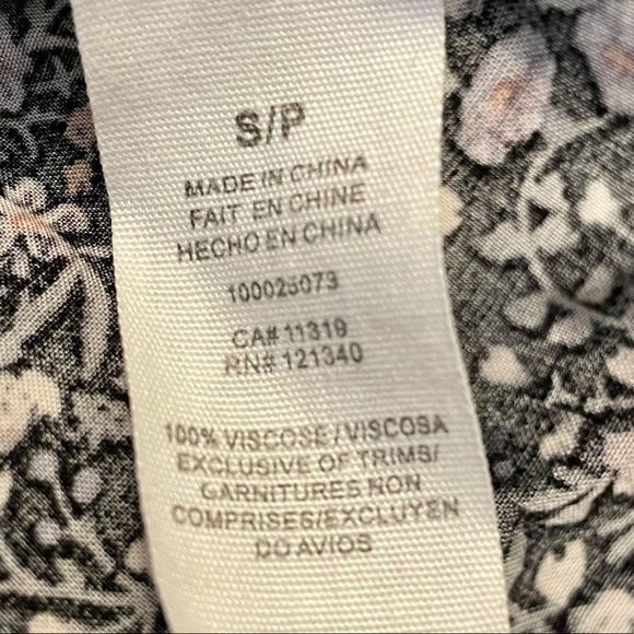 GARAGE - Black floral mini dress - Picture 5 of 5